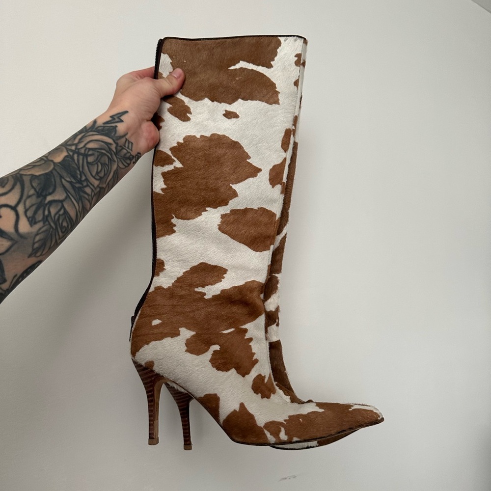 Manolo Blahnik RARE cow boots